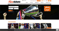 Desktop Screenshot of fans-tickets.com